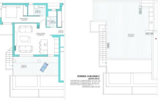 Penthouse in Santa Rosalia Lake And Life Resort, Torre Pacheco | EE10049