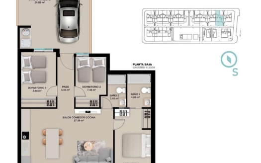 Bungalow en Pilar de La Horadada – EE6175