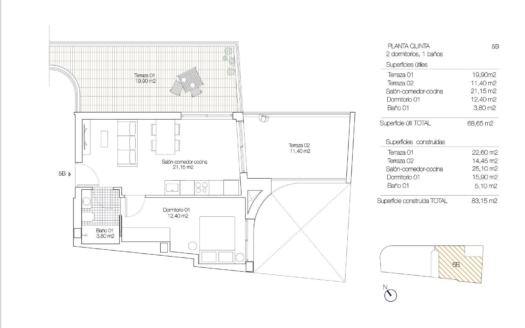 Penthouse w Torrevieja – EE11728