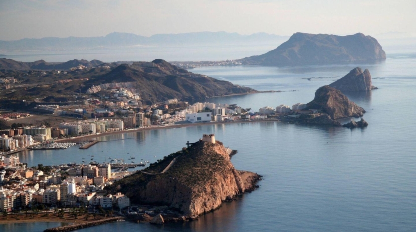 living in Águilas – Costa Cálida aereal view